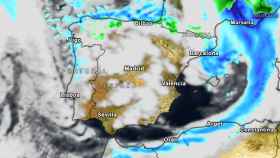 Mapa radar de precipitaciones y nubosidad en España