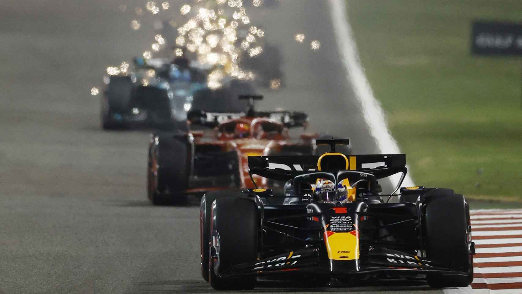 Max Verstappen, durante el GP de Baréin