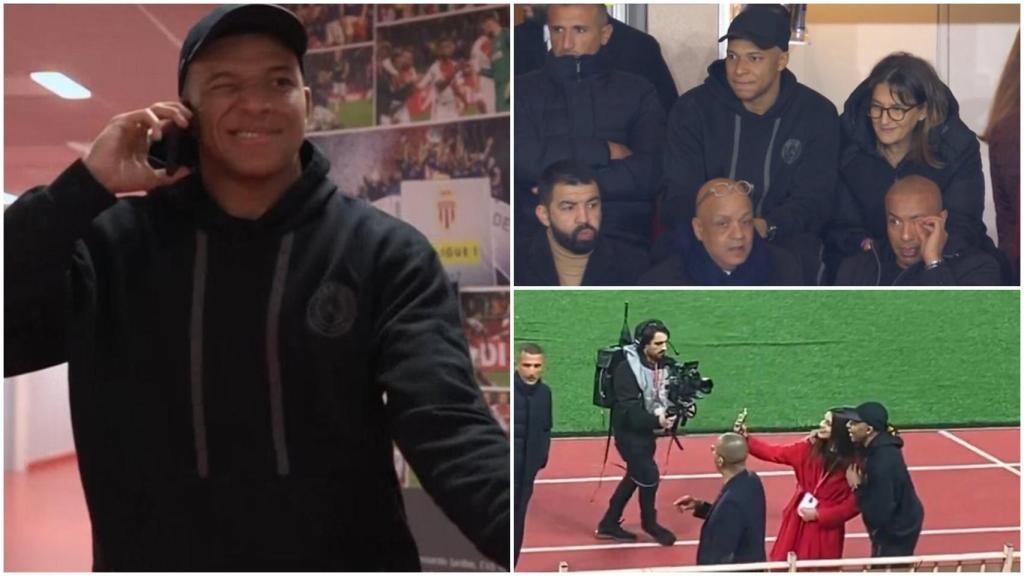 Mbappé se fue a la grada tras ser sustituido por Luis Enrique ante el Mónaco