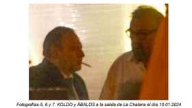Reunión entre Ábalos y Koldo en La Chalana el 10 de enero de este año, captada por la UCO.