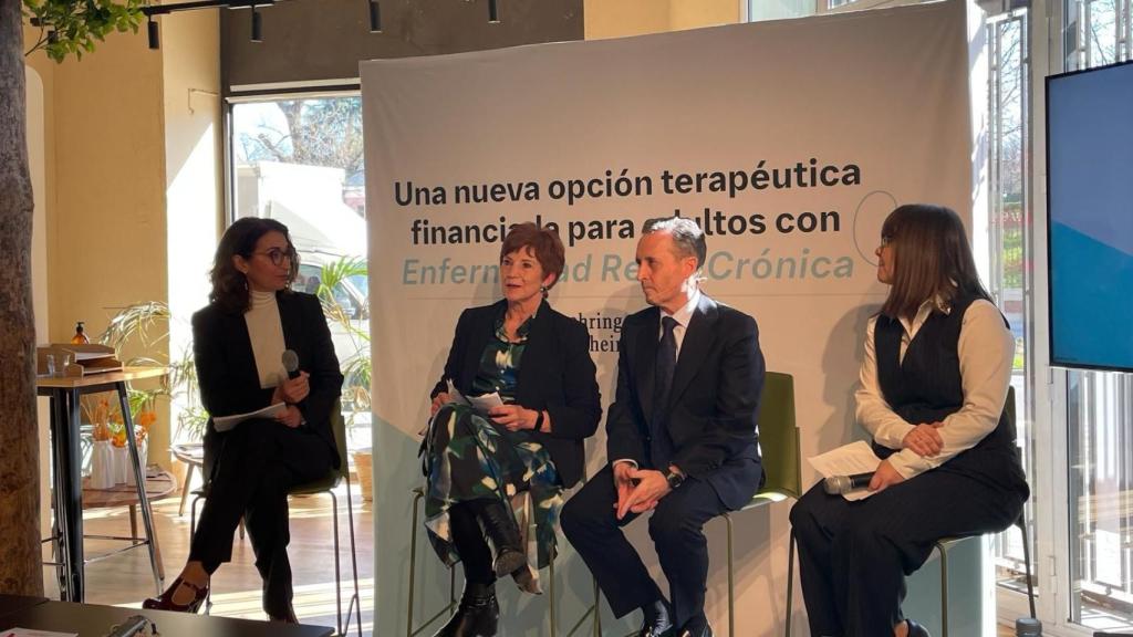 Momento de la presentación del nuevo uso del fármaco para tratar la enfermedad renal crónica.