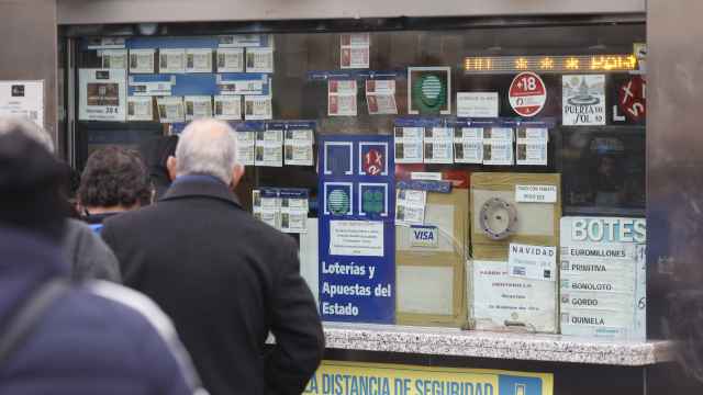Administración de lotería de la Puerta del Sol.