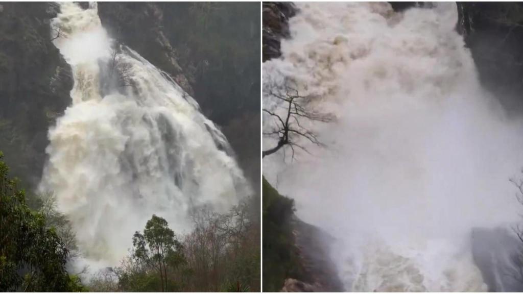 Impresionantes imágenes de la Fervenza de Belelle.