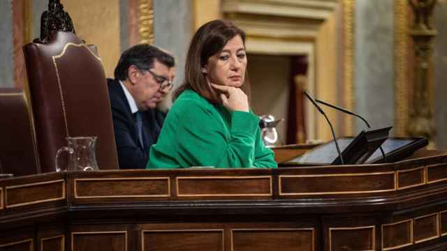 La presidenta del Congreso, Francina Armengol, el pasado 28 de noviembre durante una sesión parlamentaria.