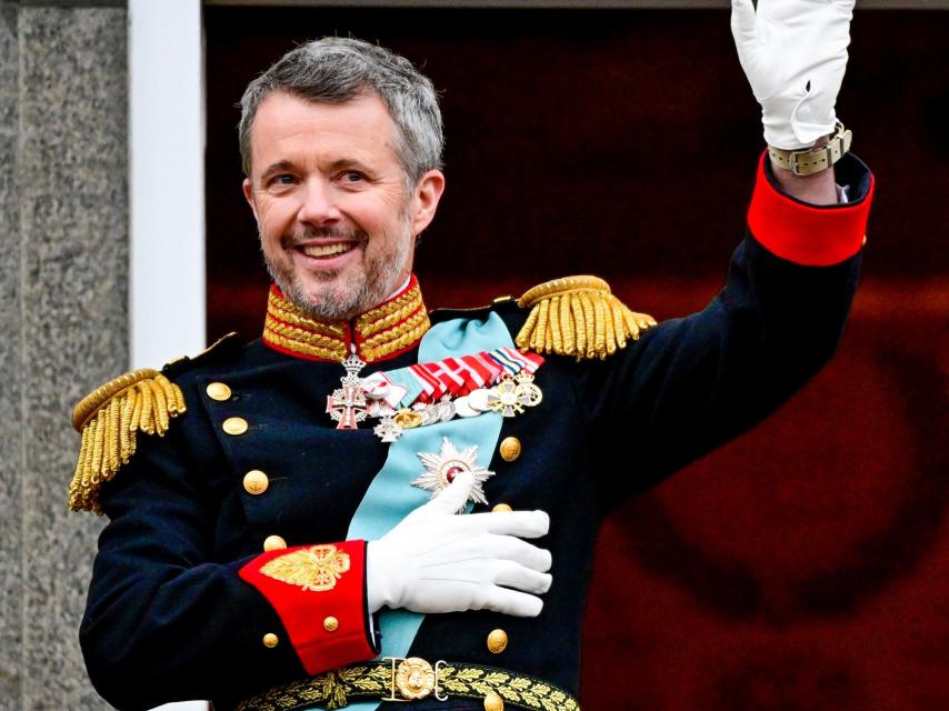 Federico de Dinamarca el día de su proclamación como nuevo rey danés.