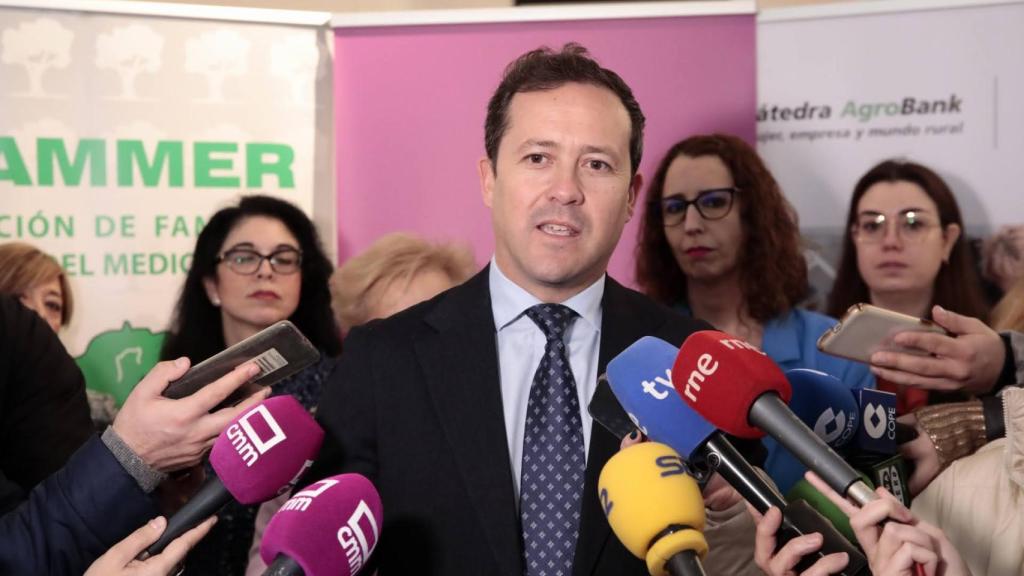 Carlos Velázquez, alcalde de Toledo, en la jornada de Afammer