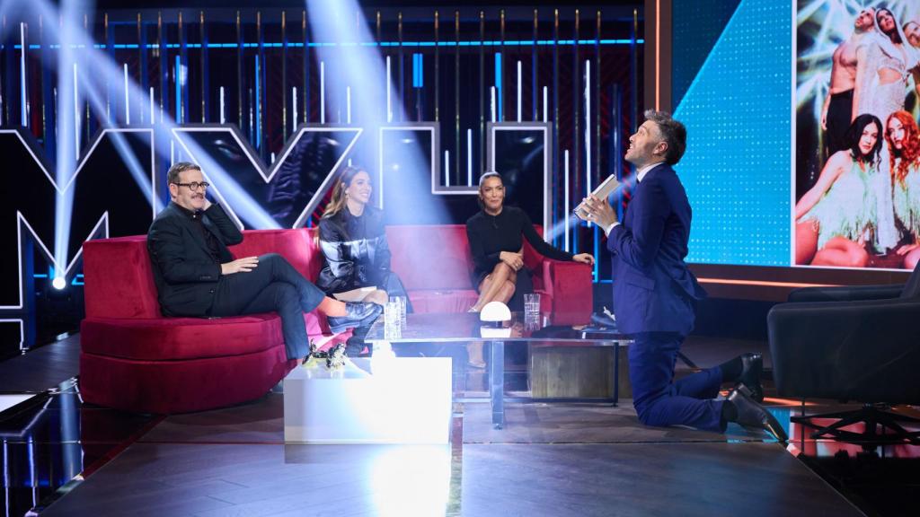 Dani Martínez, durante el primer programa de 'Martínez y hermanos' en Cuatro.