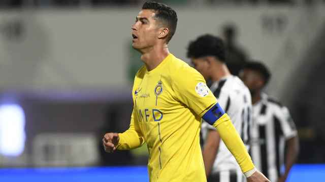 Cristiano Ronaldo, durante un partido con el Al Nassr.