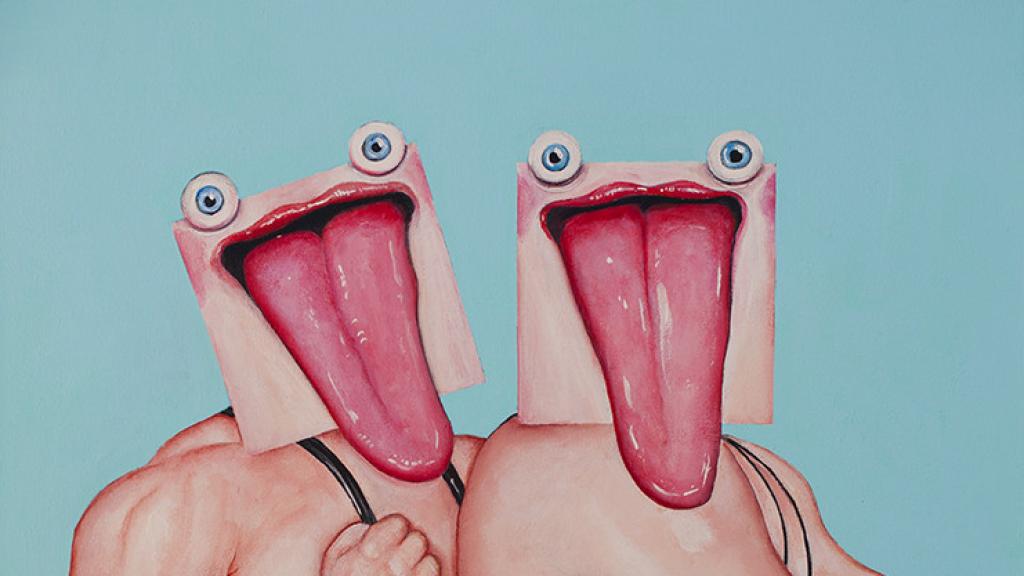 Yves Decamps: Detalle de 'I Want To Break Free', 2023 (3 Punts Galería en Art Madrid)