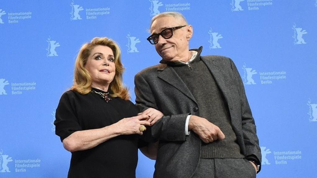 Catherine Deneuve con el director Andre Techine. Foto: Christof Soeder / dpa - Only For Use In Spain.