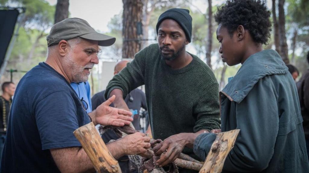 Benito Zambrano en un momento del rodaje de 'El salto', su nueva película