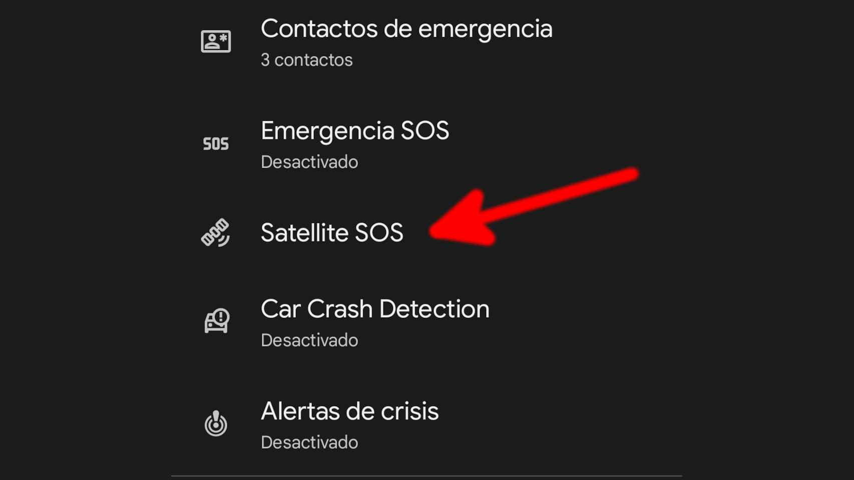 Función Satellite SOS presente en los móviles Pixel