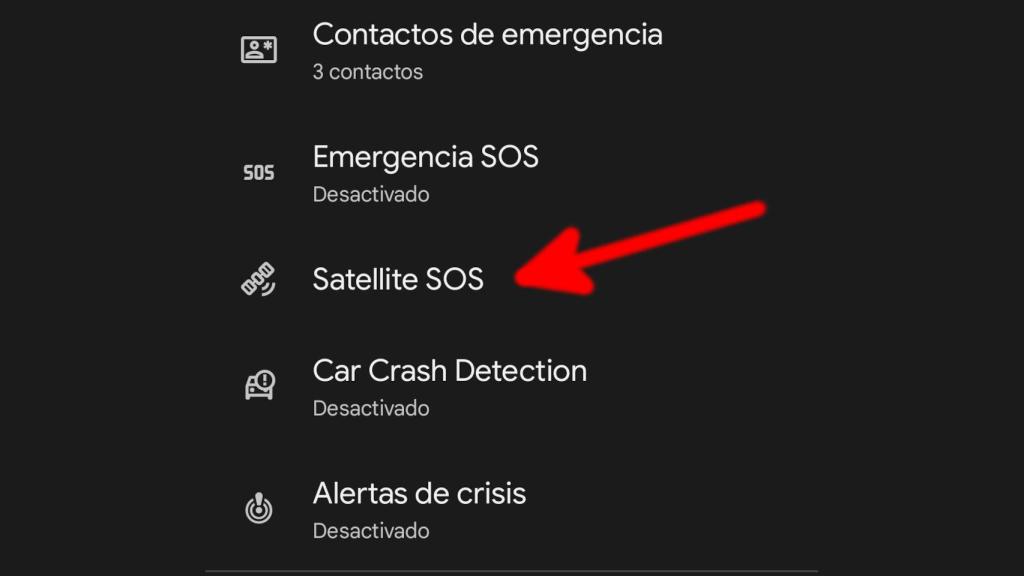 Función Satellite SOS presente en los móviles Pixel