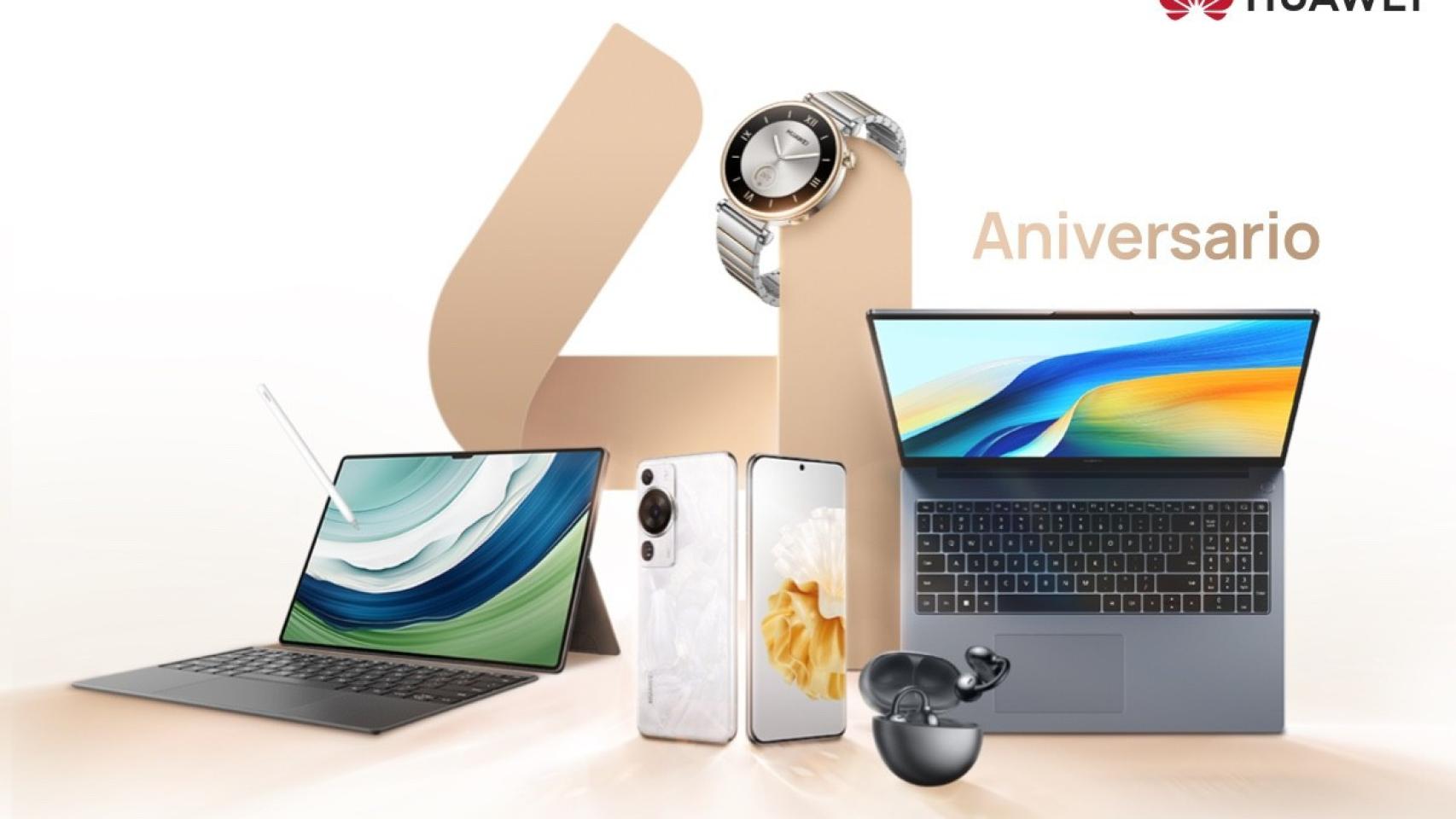 HUAWEI Store tira el precio de sus productos más vendidos: ¡hasta el 50% de descuento por su 4º aniversario!