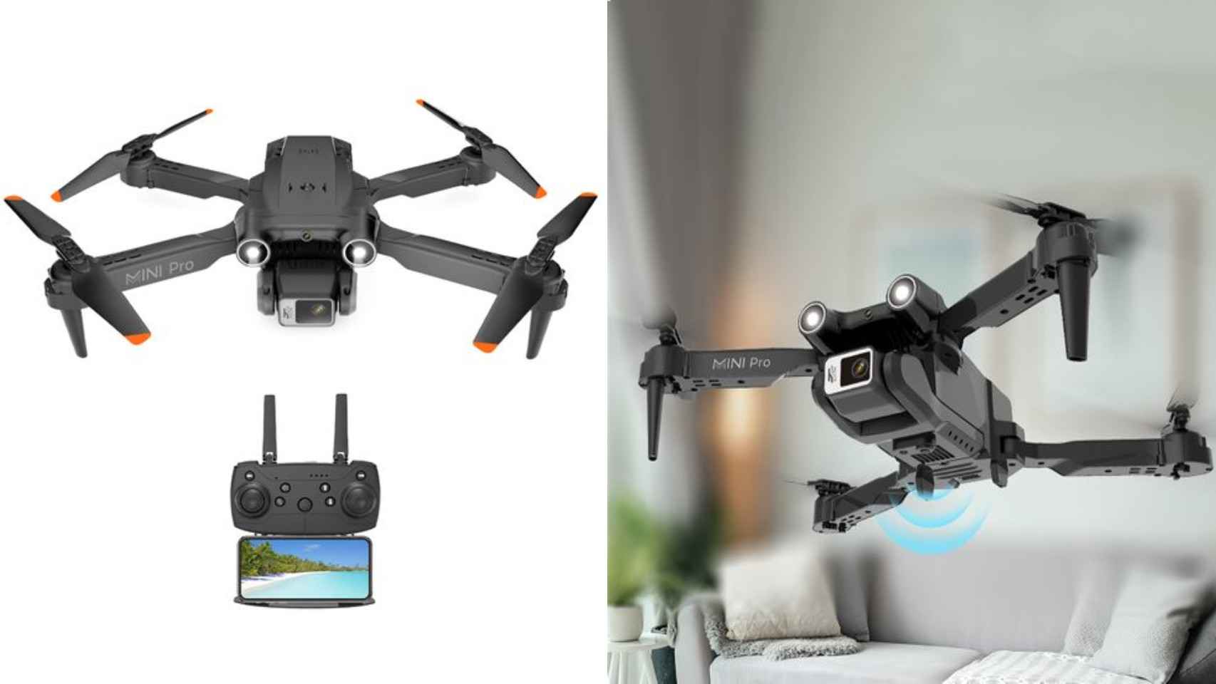 El dron Klack E63 Mini Pro de Carrefour.