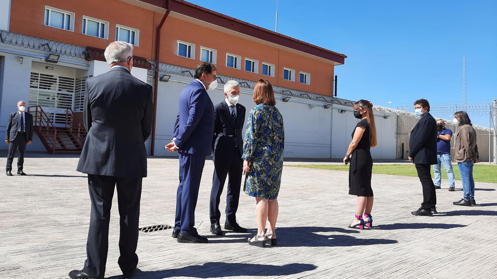 Inauguración de la nueva cárcel de Soria por el miinistro Marlaska