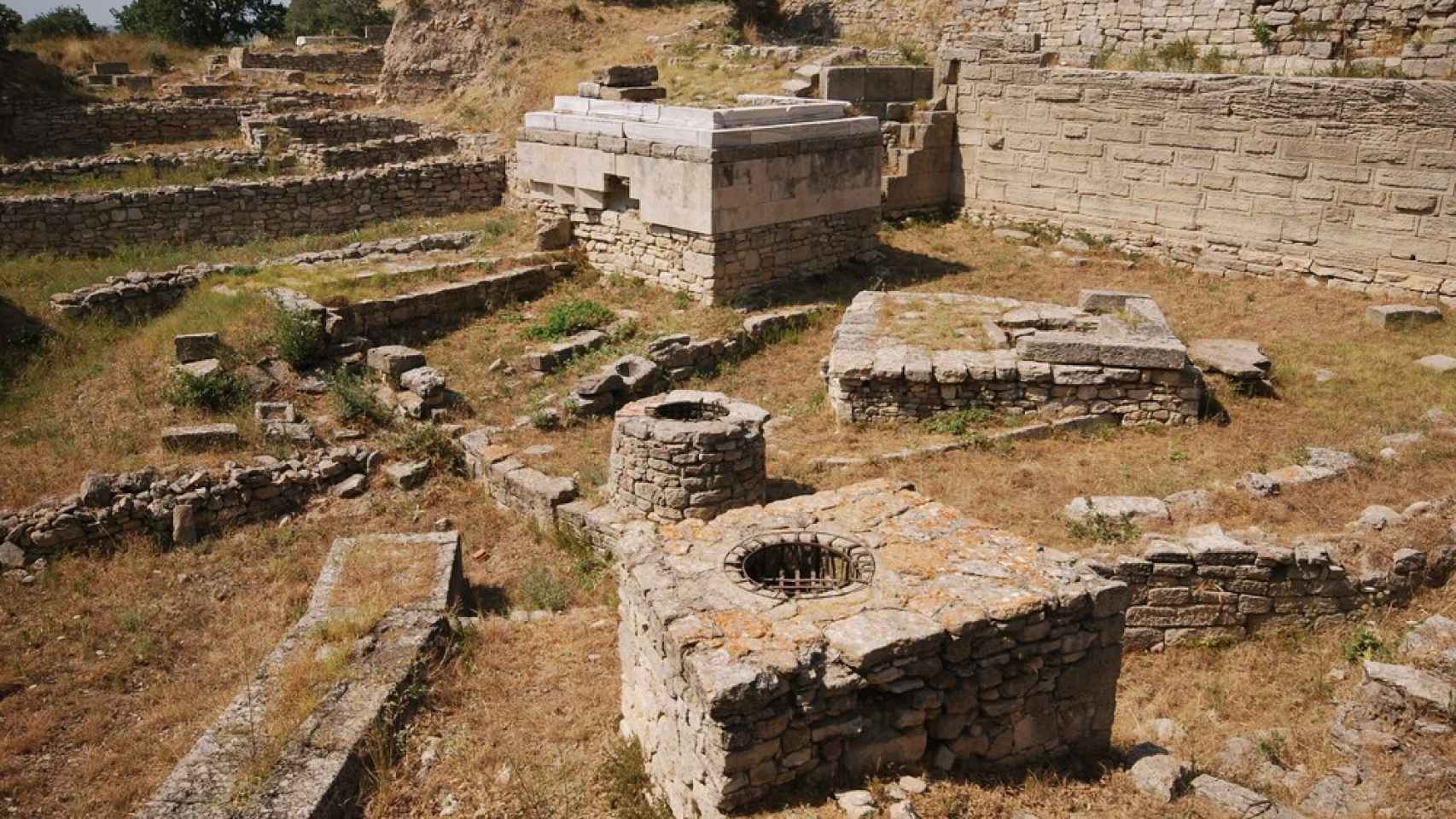 Ruinas de la ciudad de Troya