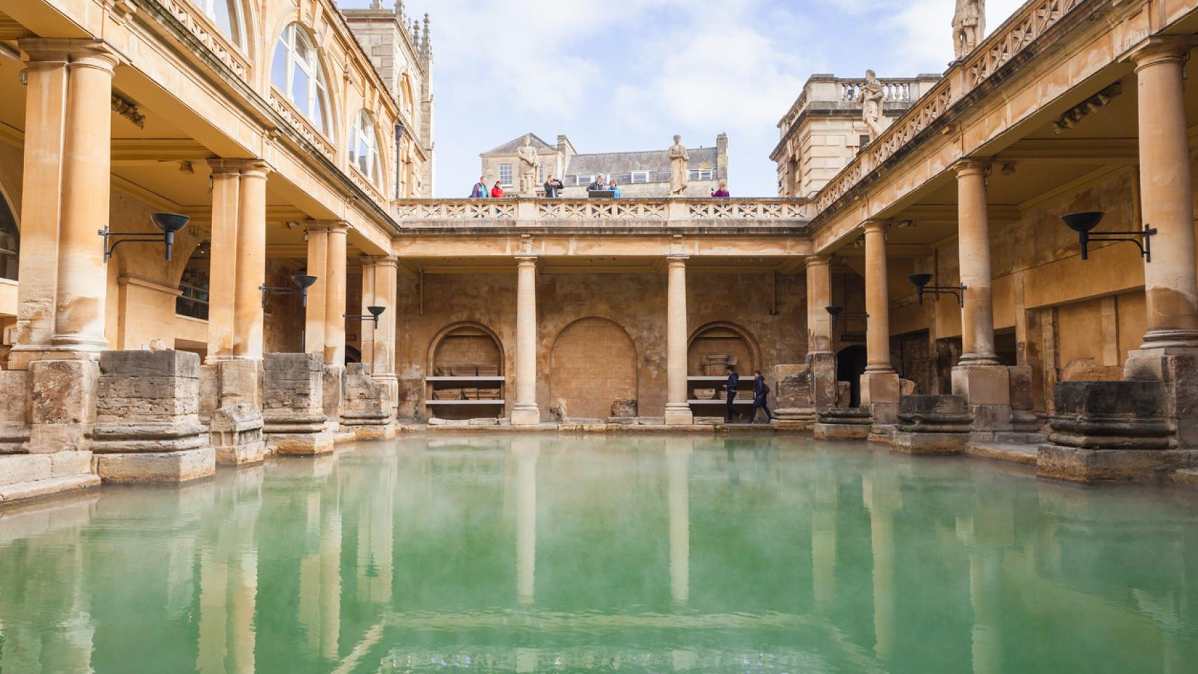 Termas romanas de Bath en Inglaterra.