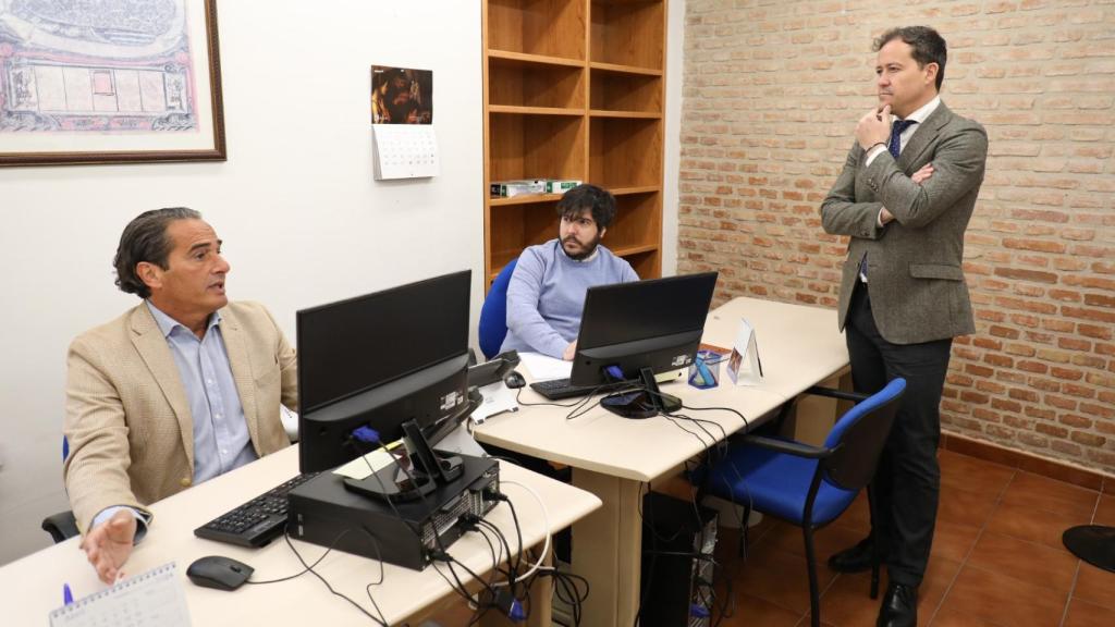 Carlos Velázquez en la Oficina de Transformación Digital.