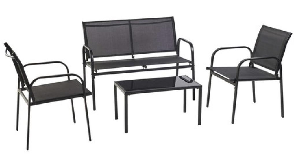 Conjunto de muebles de jardín.