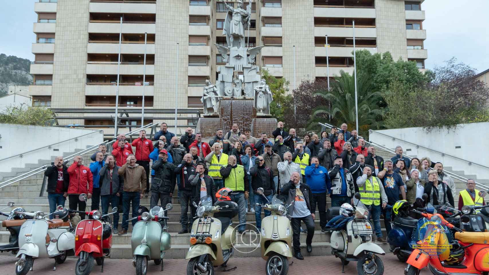 Participantes de la 'Scooter Rider Costa Blanca 2023'