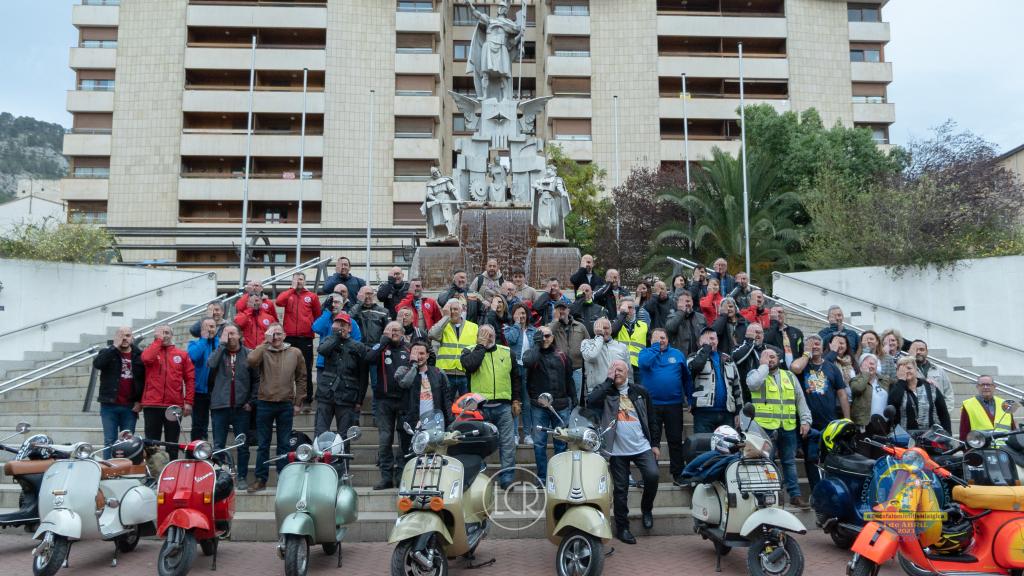 Participantes de la 'Scooter Rider Costa Blanca 2023'