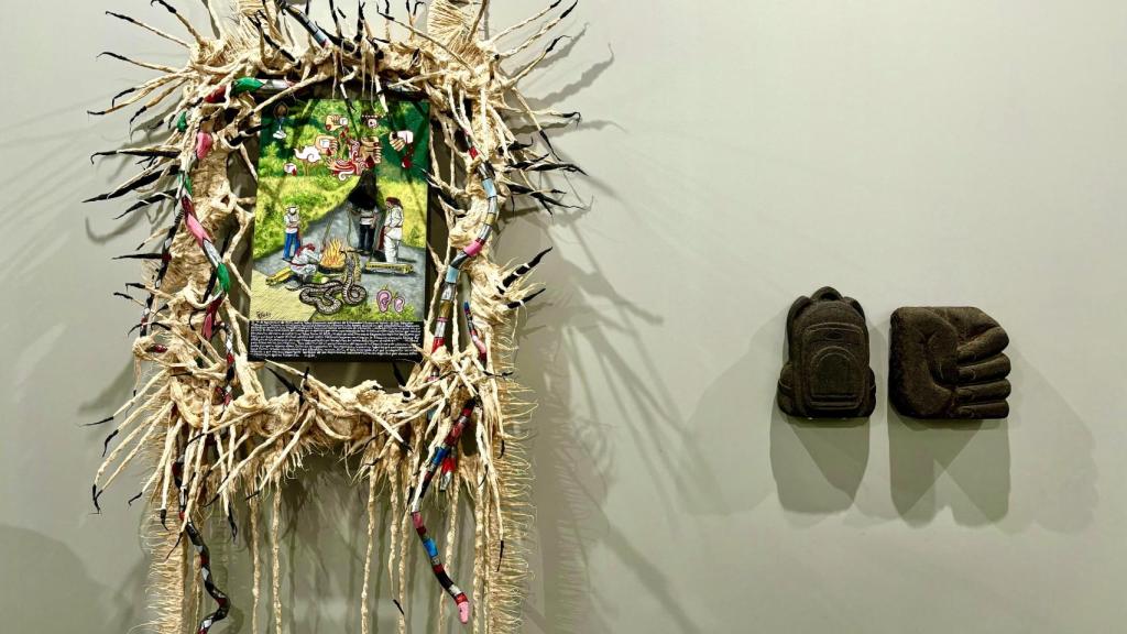 Guadalupe Maravilla: 'When I first met Guadalupe', 2023, en el stand de Mor Charpentier