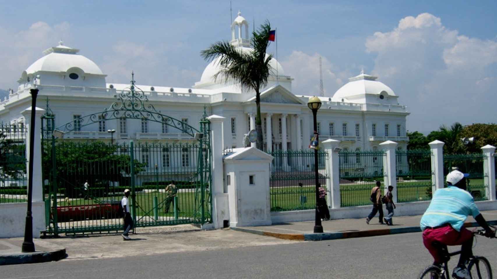 Palacio presidencial de Haití antes de ser destruido por el terremoto de 2010
