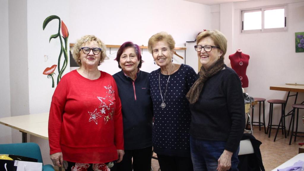 Las mujeres del taller de reciclaje textil de ADACUA.