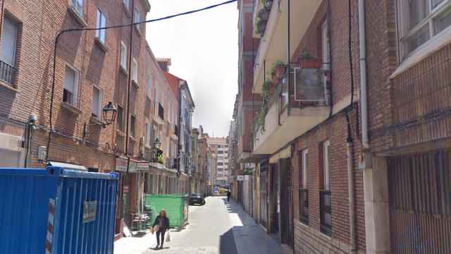Calle de Palencia donde fue encontrado el menor de seis años