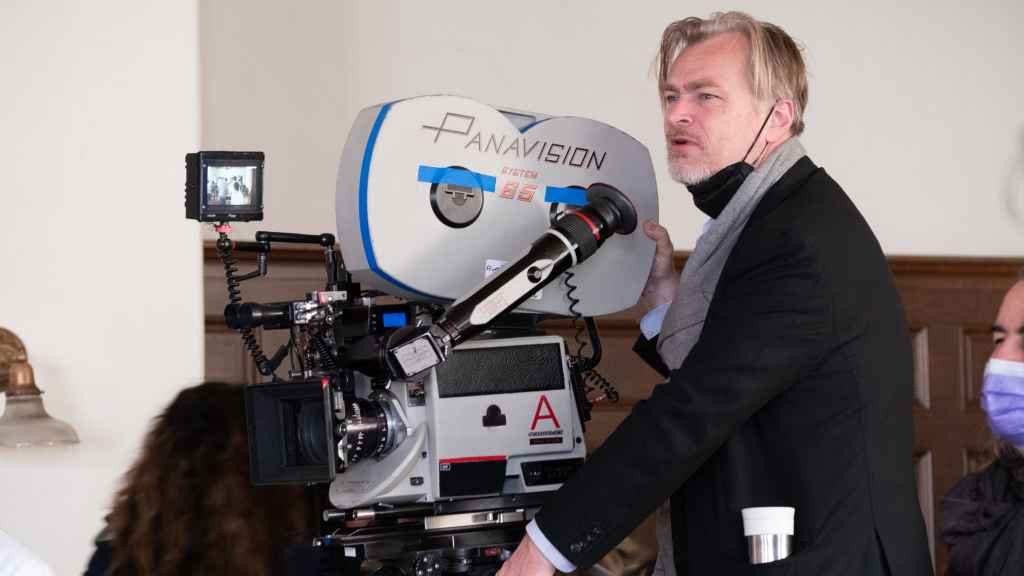 Christopher Nolan en el rodaje de 'Oppenheimer'. Foto: © Universal Pictures.