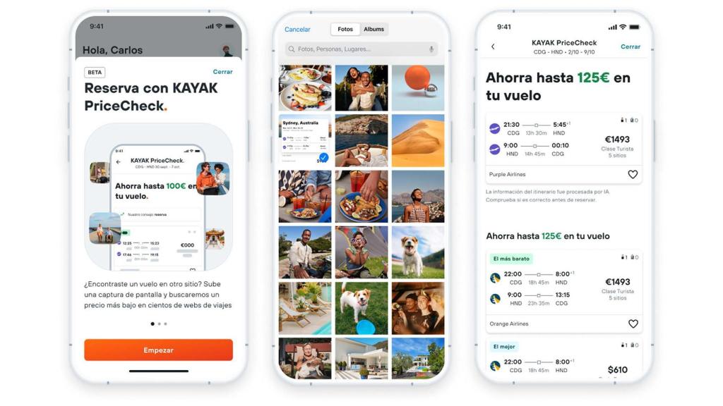 Imagen de la KAYAK PriceCheck en un móvil
