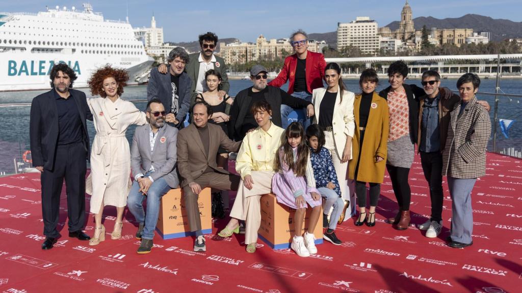 El 'photocall' de 'La casa'.