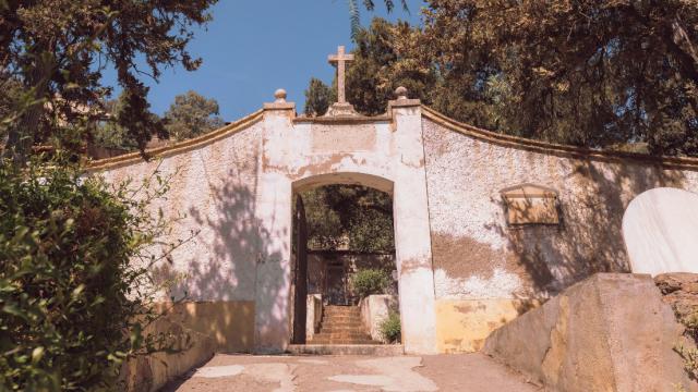 Una vista del interior del Cementerio Inglés de Málaga.