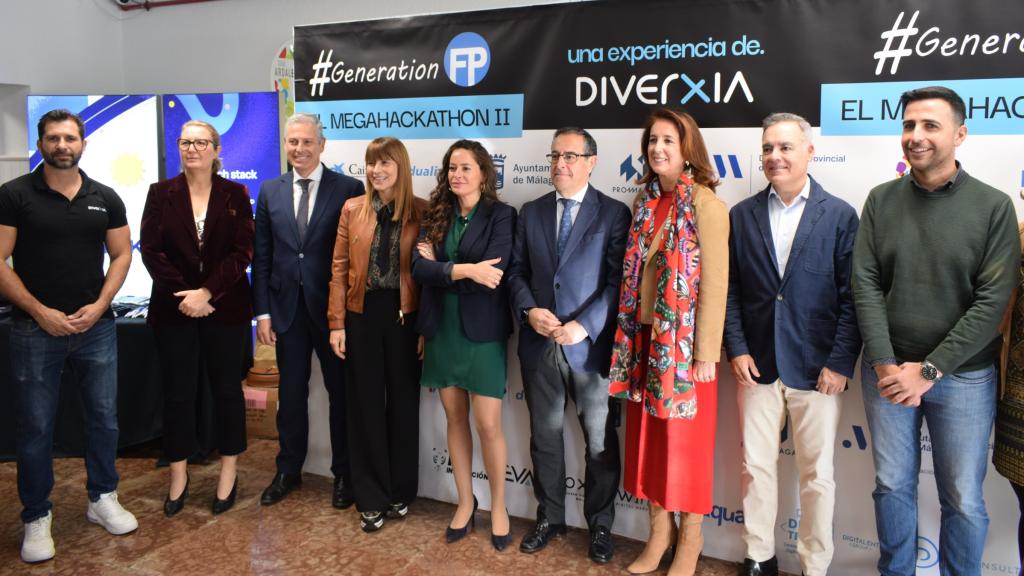 Autoridades y organizadores de este evento en La Noria.