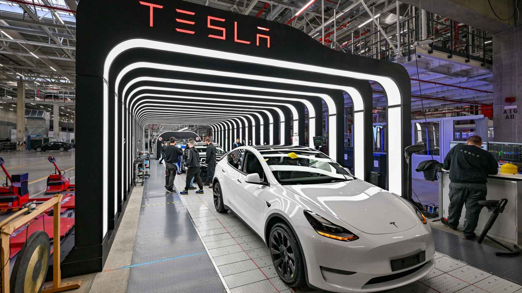 Planta de Tesla en Alemania.