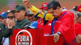 Nicolás Maduro durante la celebración de un mitin en Caracas el pasado 29 de febrero.