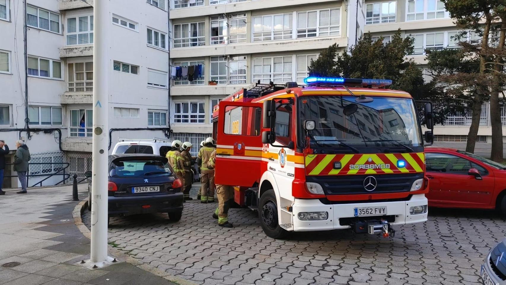 Incendio en el Barrio de las Flores