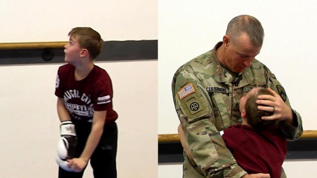 El momento viral entre padre e hijo