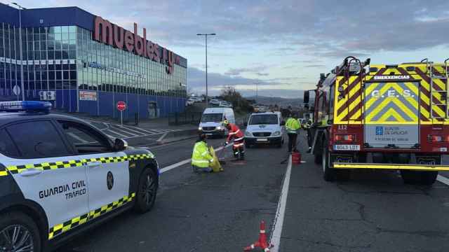 Accidente mortal en San Cibrao das Viñas (Ourense).