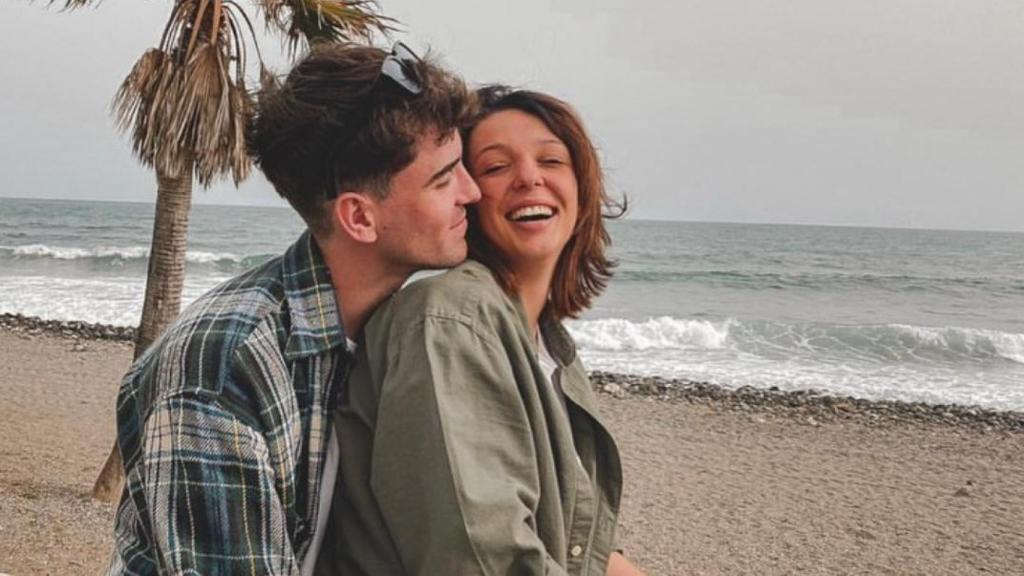 Zayra Gutiérrez y su novio Miki.