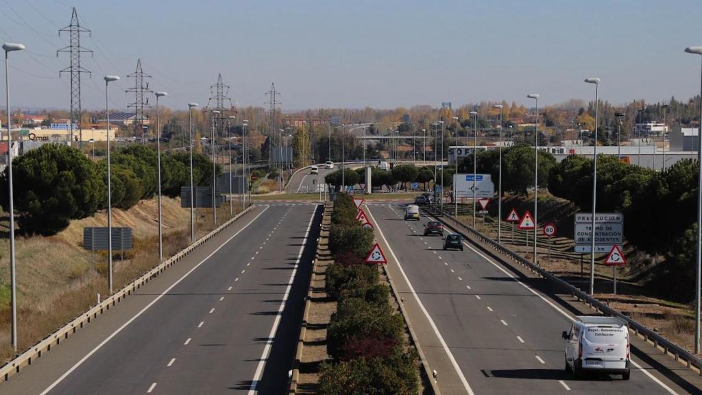 Imagen de donde se ubicaría la pasarela peatonal de Carbajosa de la Sagrada