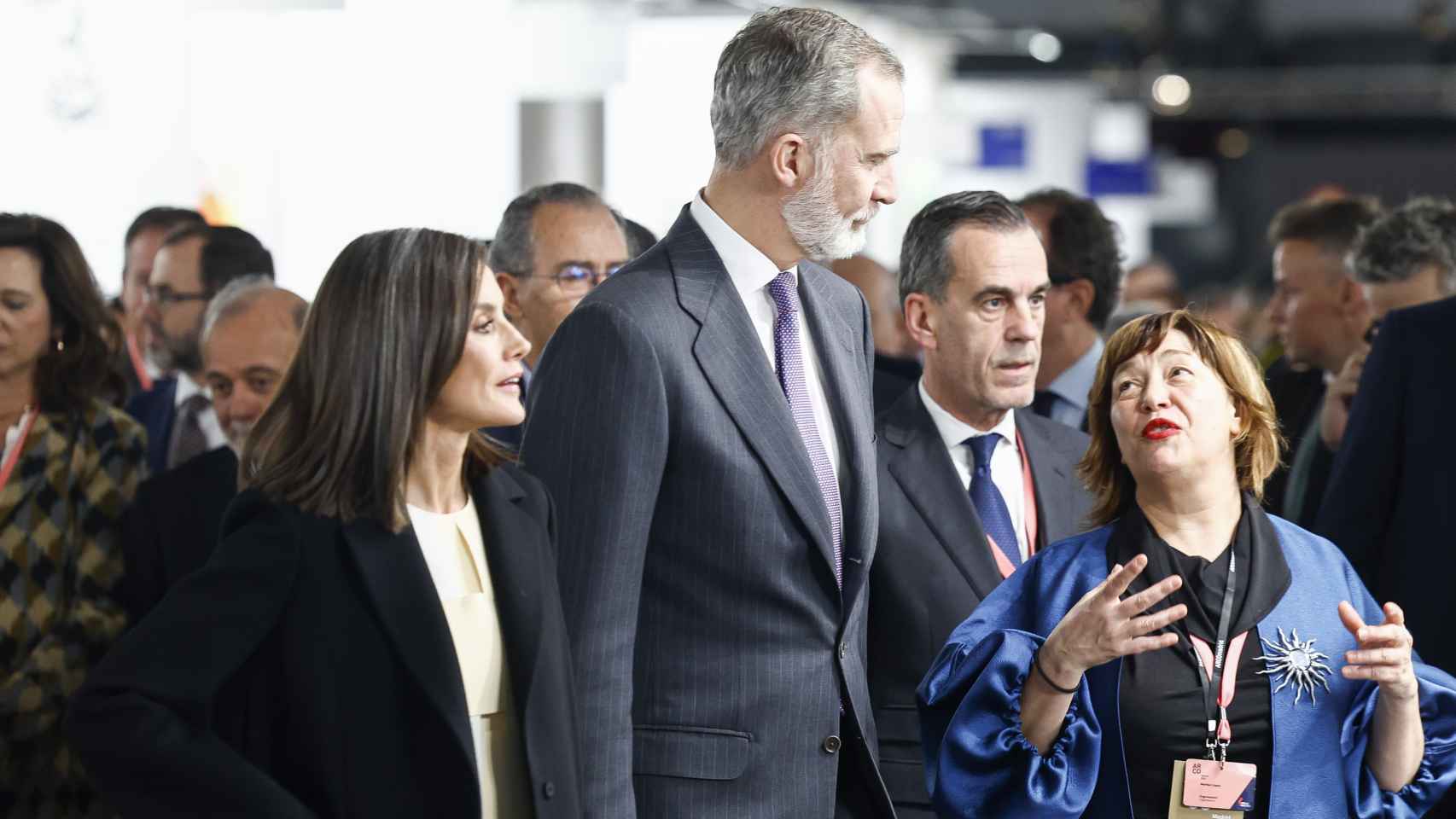 Los reyes Felipe VI y Letizia en la inauguración de ARCO Madrid.
