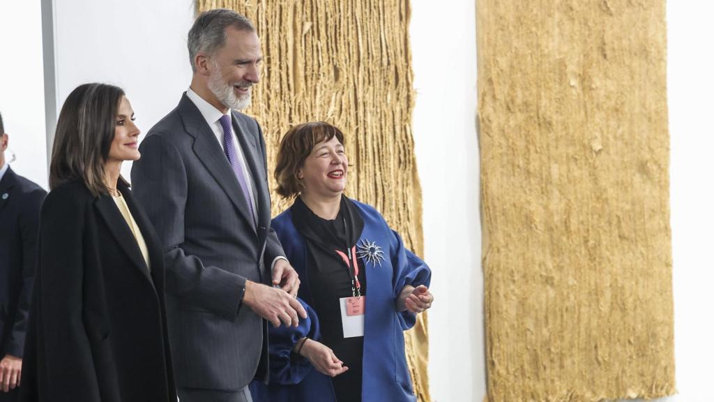 Felipe VI y Letizia en la inauguración de ARCO Madrid.
