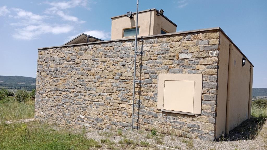 Imagen del búnker que se subasta.