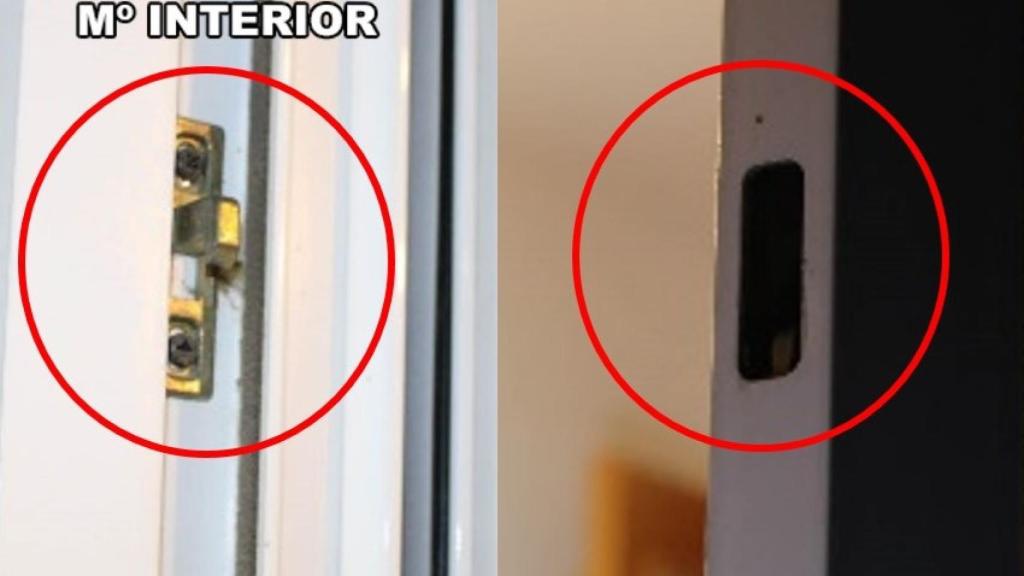 Así forzaron una de las puertas de entrada