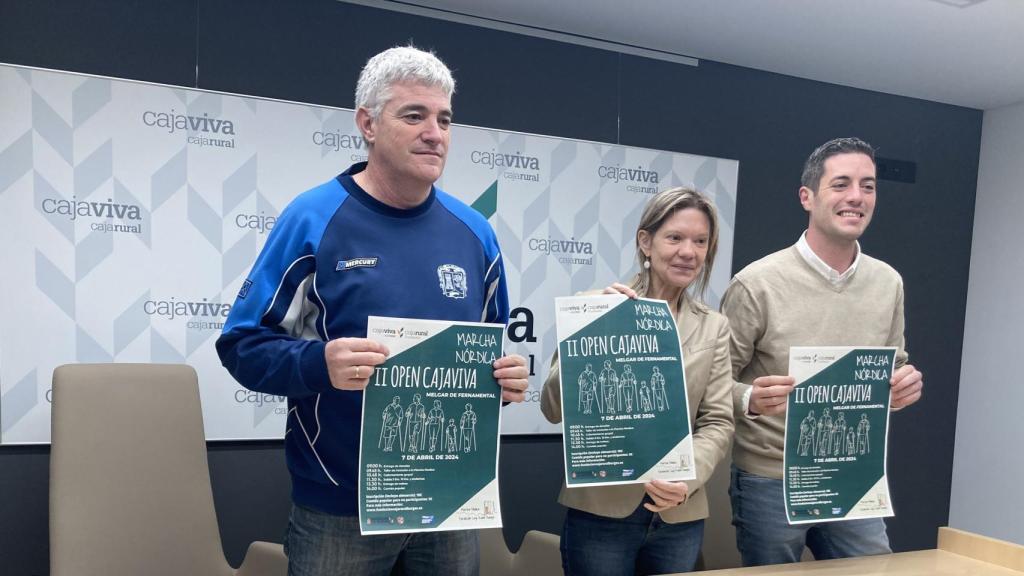 Presentación del II Open Marcha Nórdica Cajaviva