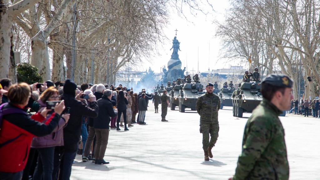 Ensayo del acto por el 375 aniversario del Regimiento de Caballería ‘Farnesio’ 12