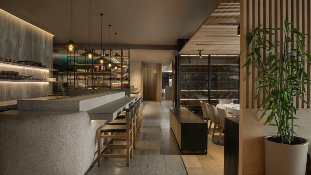 El interior del restaurante.