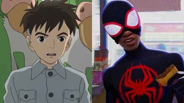 'El chico y la garza' y 'Spider-Man: Cruzando el multiverso'